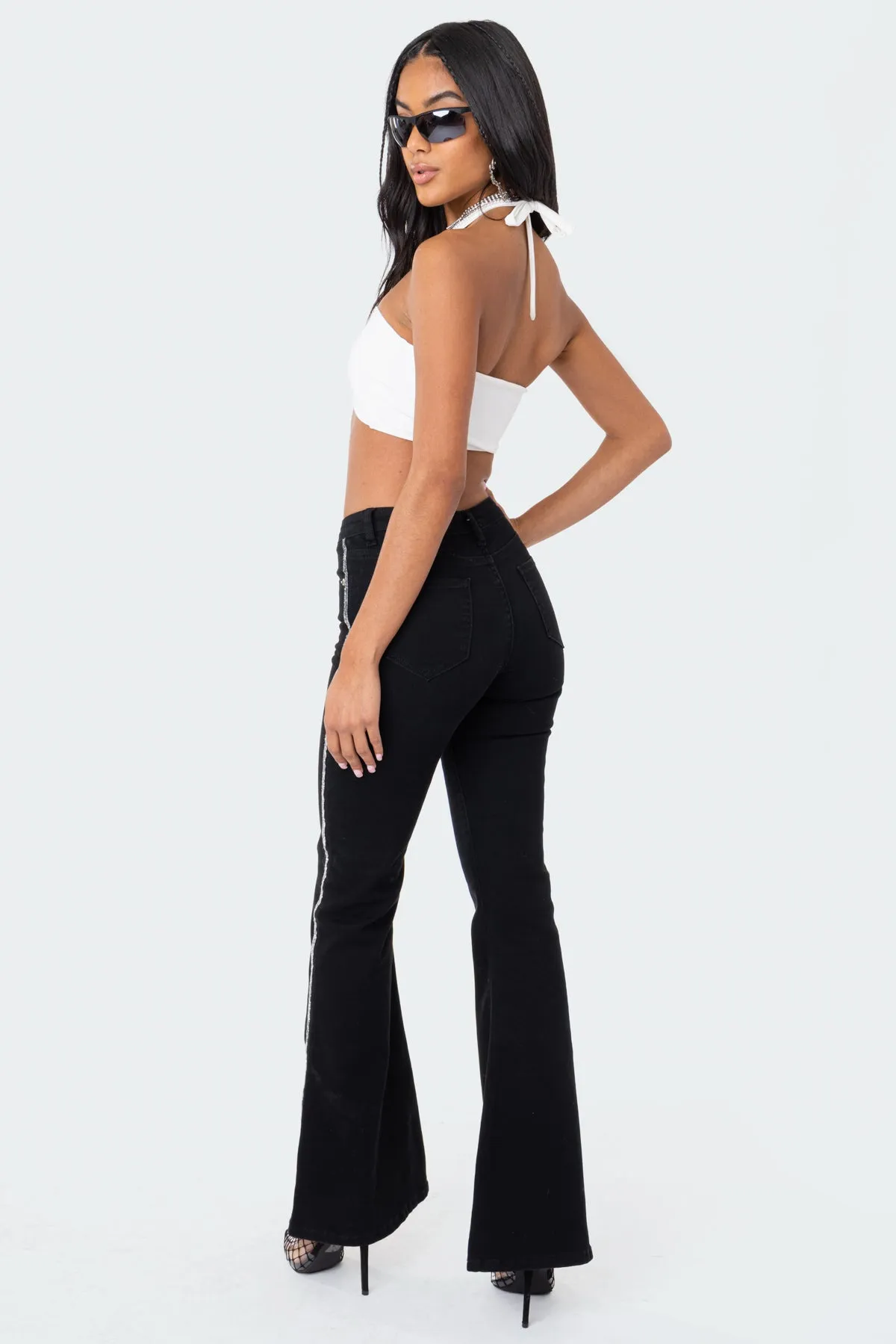 Kai Adjustable Strapless Crop Top sold by Edikted product image thumbnail 4