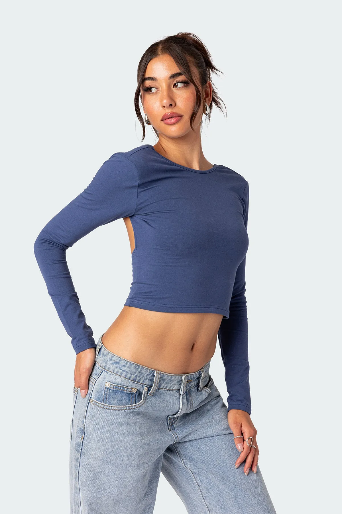 Haven Open Back Top sold by Edikted product image thumbnail 5