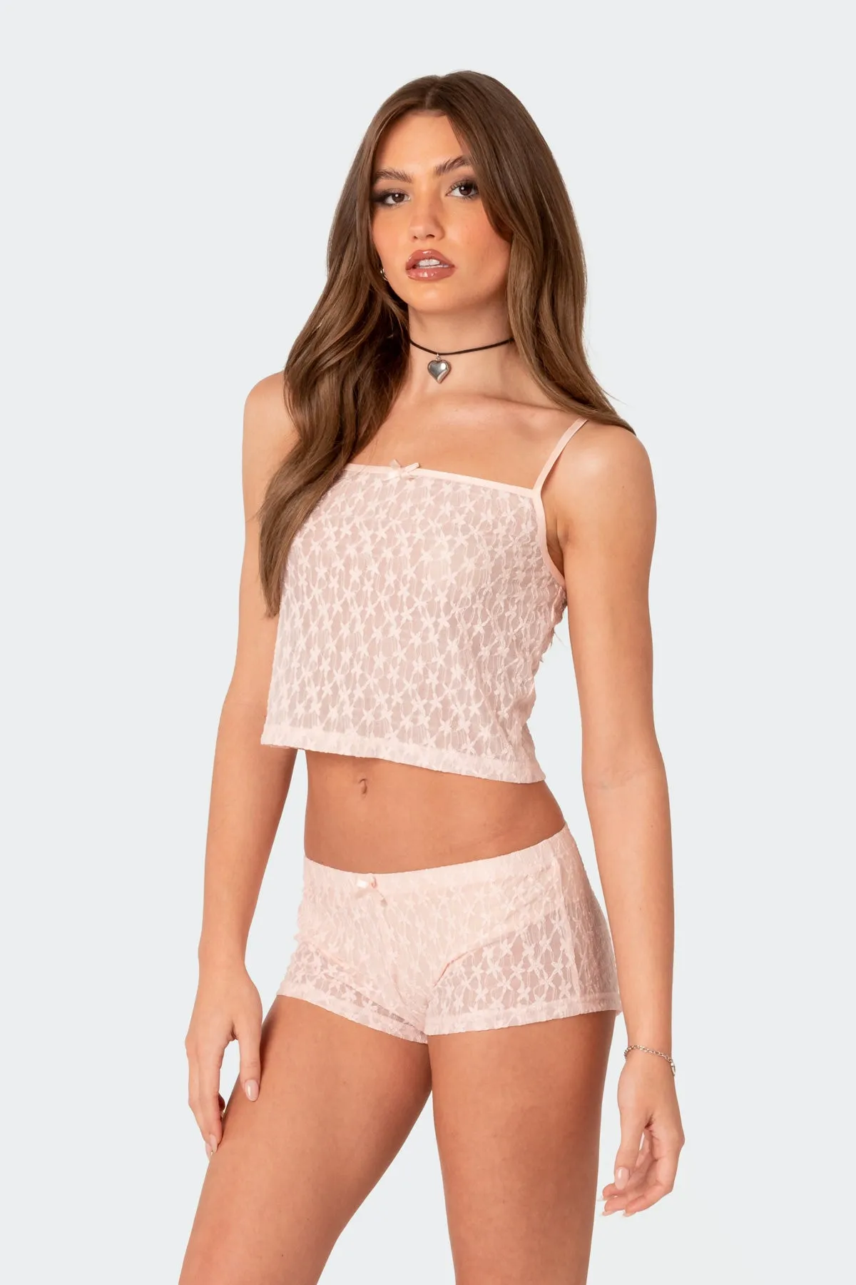 Starstruck Lace Tank Top sold by Edikted product image thumbnail 3