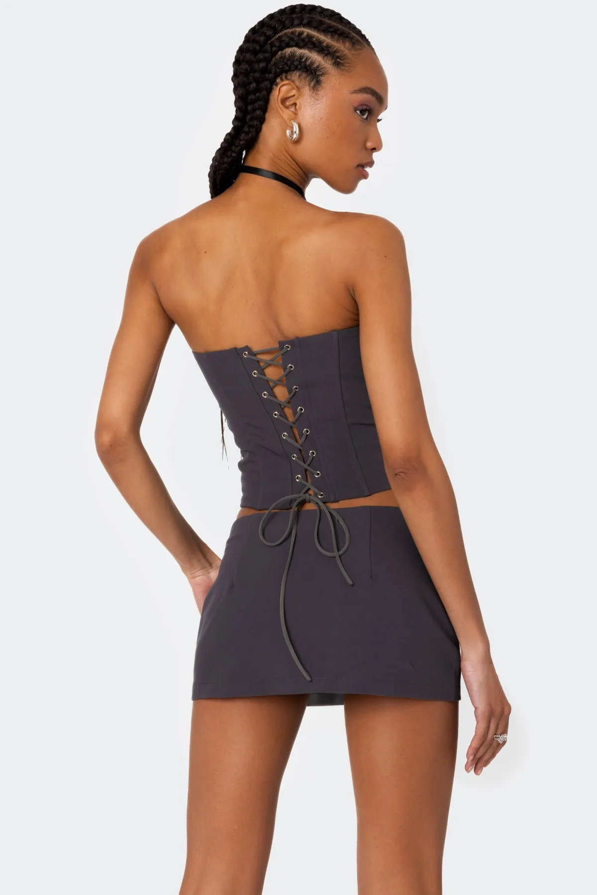 Piper Strapless Corset sold by Edikted product image thumbnail 5