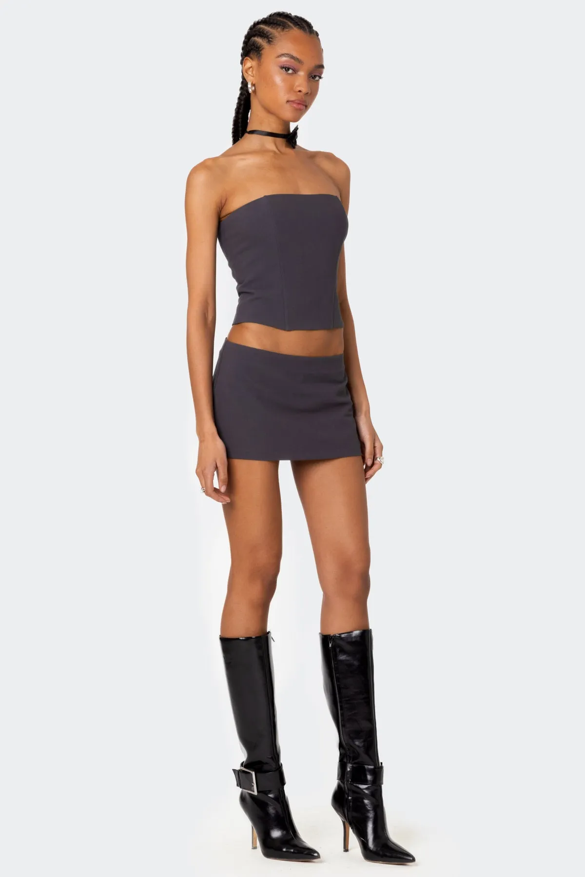 Piper Strapless Corset sold by Edikted product image thumbnail 4