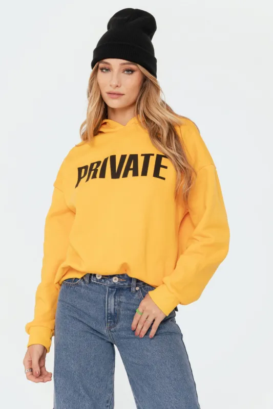 Stay Private Hoodie sold by Edikted