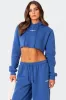Brenna Cropped Hoodie sold by Edikted
