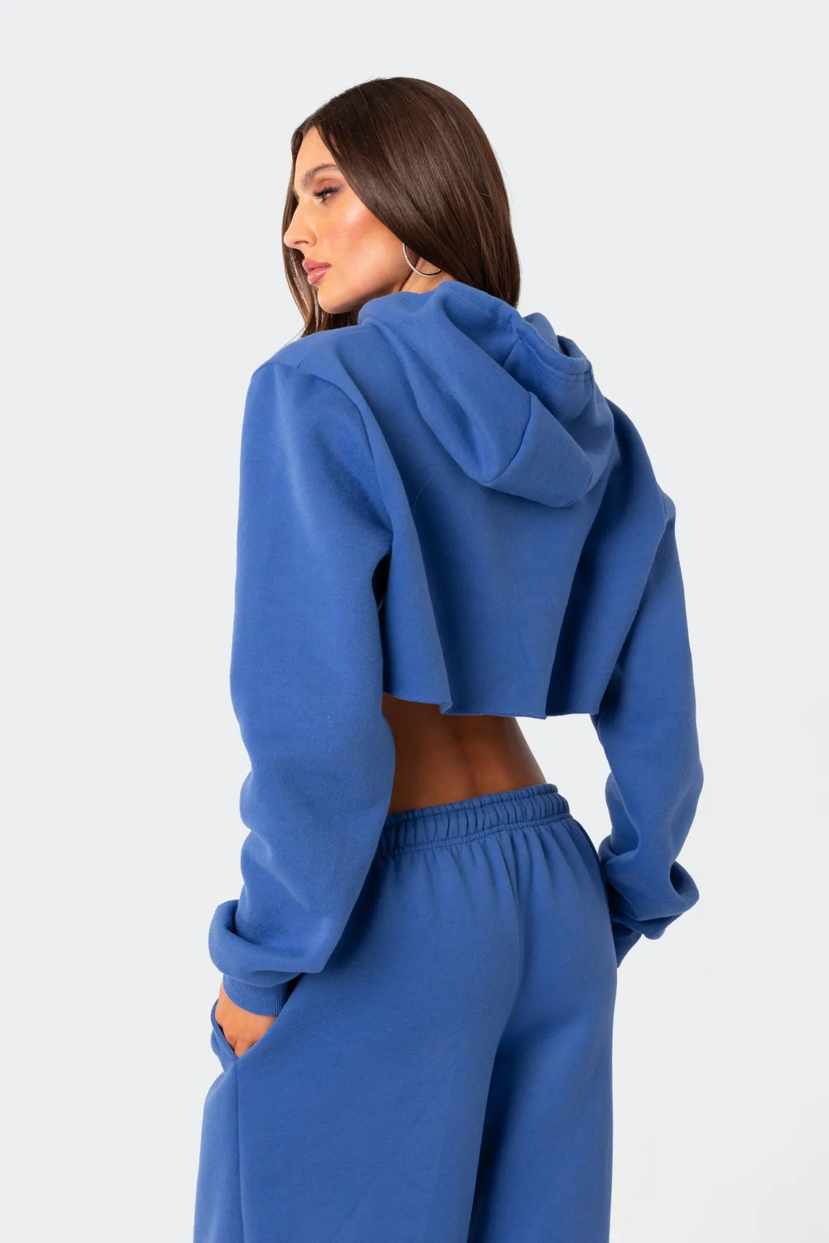 Brenna Cropped Hoodie sold by Edikted product image thumbnail 5