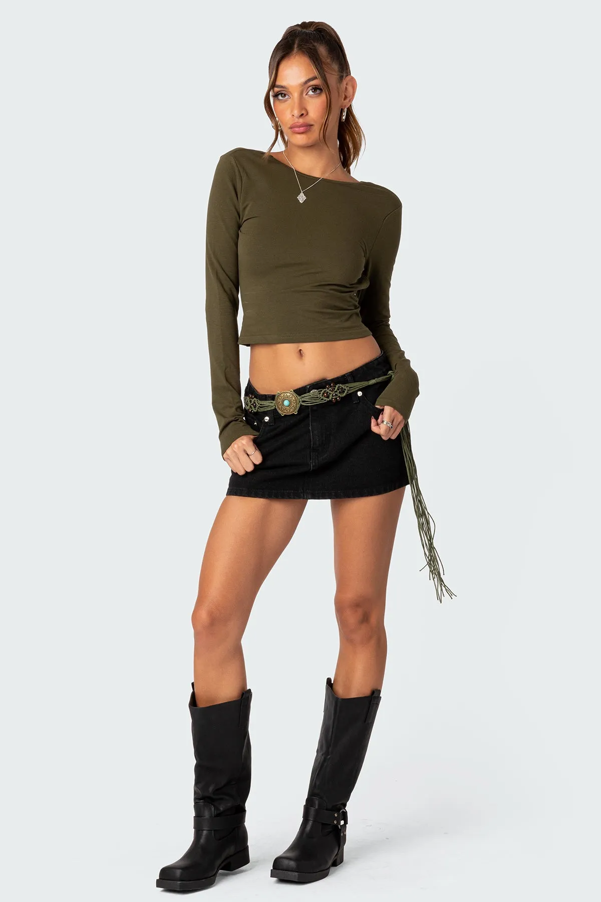 Haven Open Back Top sold by Edikted product image thumbnail 2