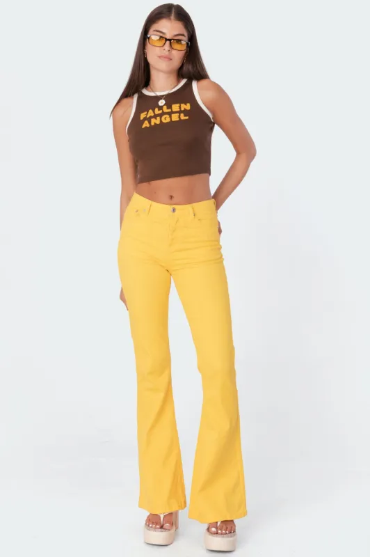 Harmony Flared Jeans sold by Edikted