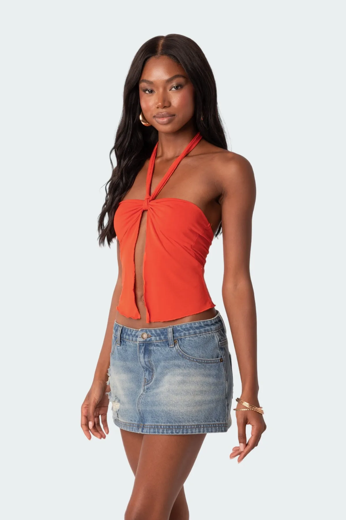 Julia Split Front Top sold by Edikted product image thumbnail 3