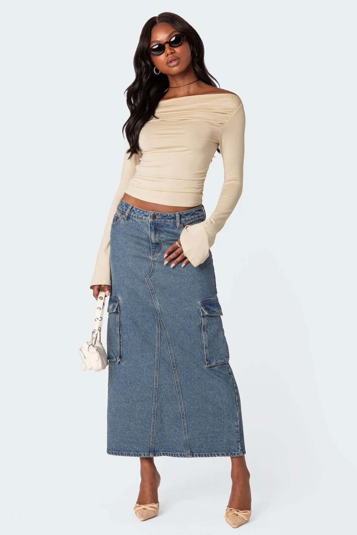 Dana Gathered Top sold by Edikted product image thumbnail 2