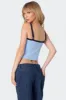 Francesca Contrast Tank Top sold by Edikted