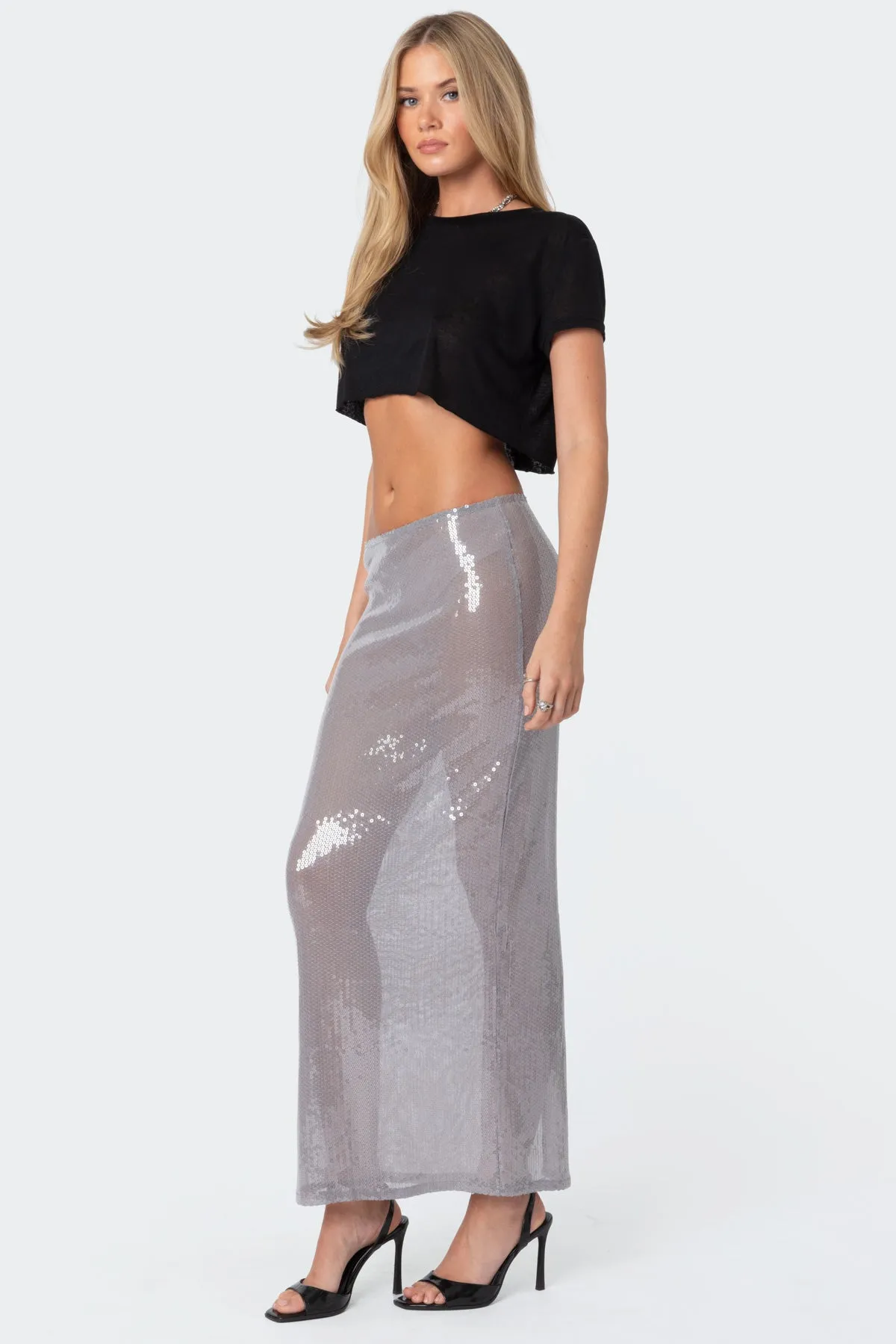 Seville Cropped T Shirt sold by Edikted product image thumbnail 4