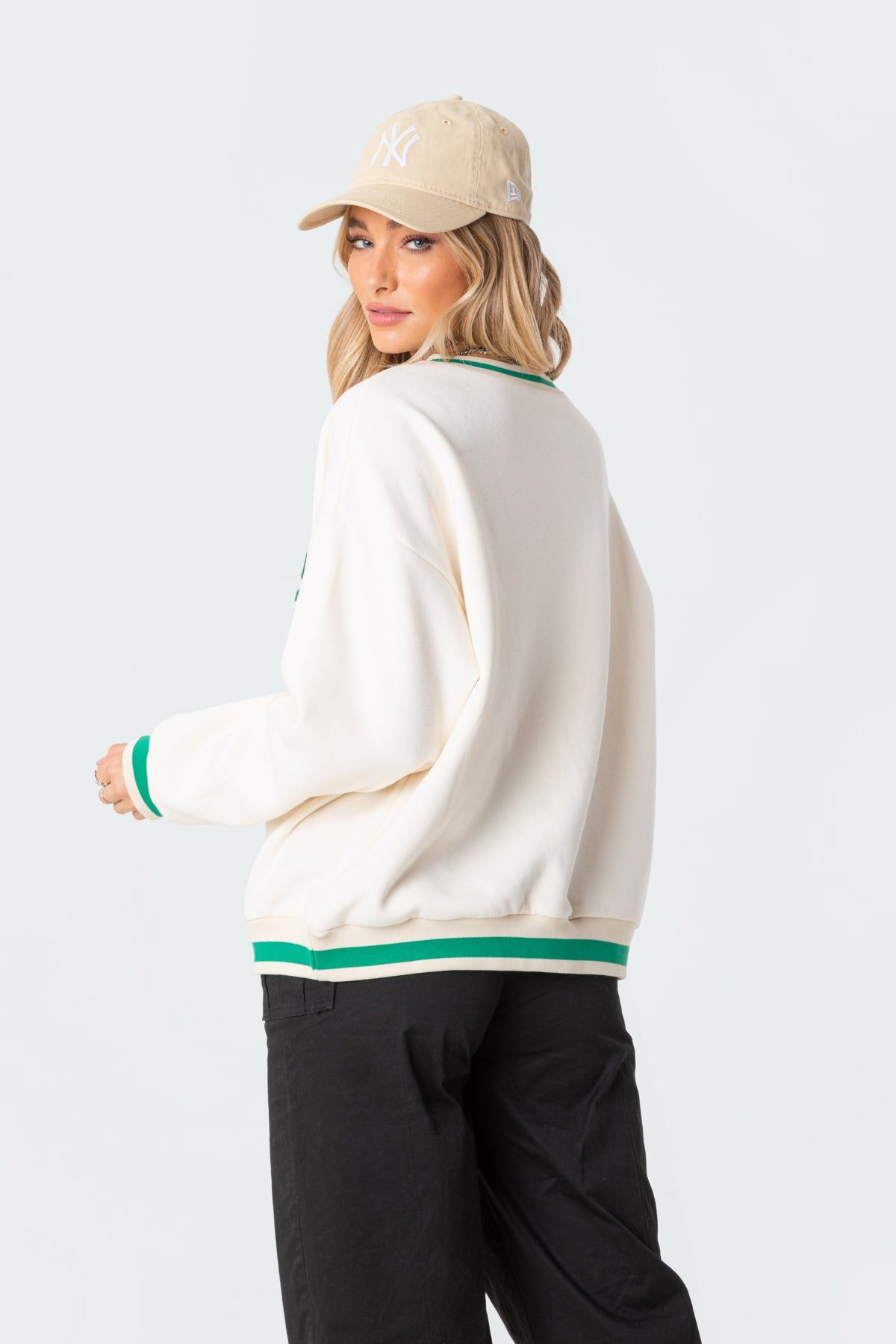Babe Oversized Sweatshirt sold by Edikted product image thumbnail 4