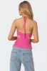 Duo Cutout Mesh Halter Top sold by Edikted