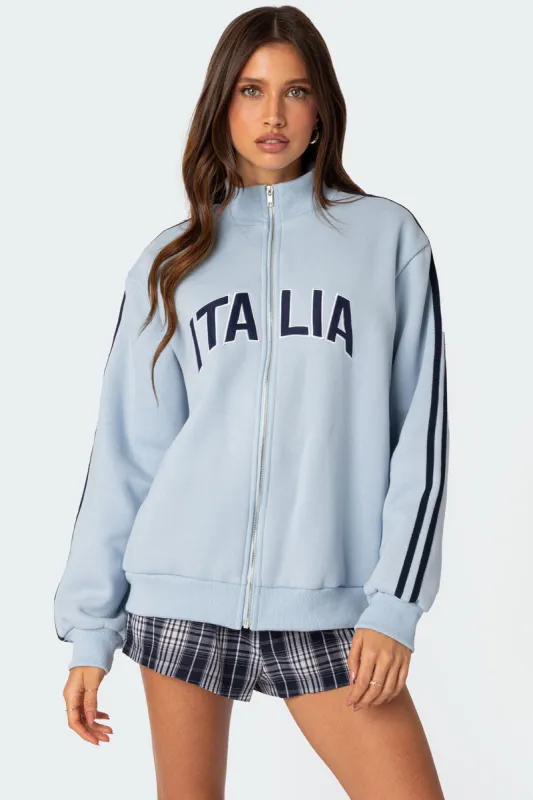 Italy track jacket sold by Edikted