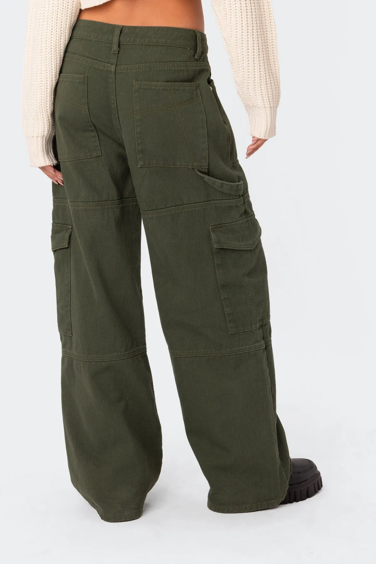 Ember Denim Cargo Pants sold by Edikted product image thumbnail 5