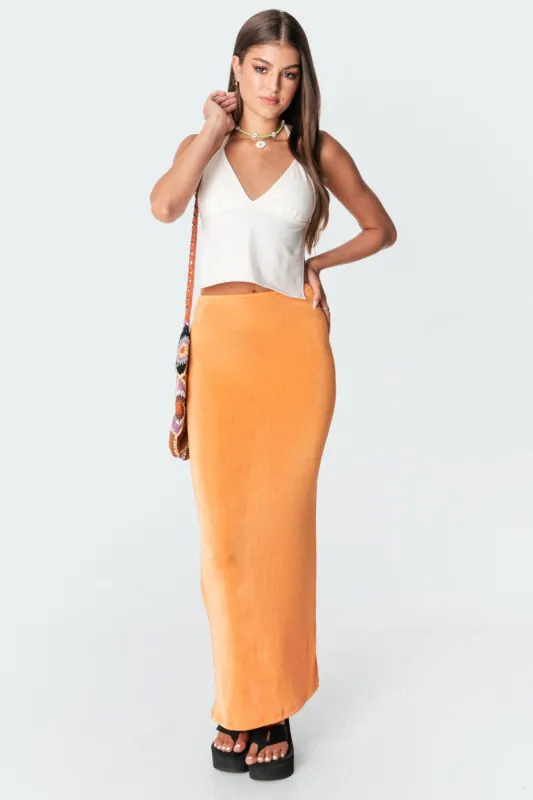 Shelby Maxi Skirt sold by Edikted