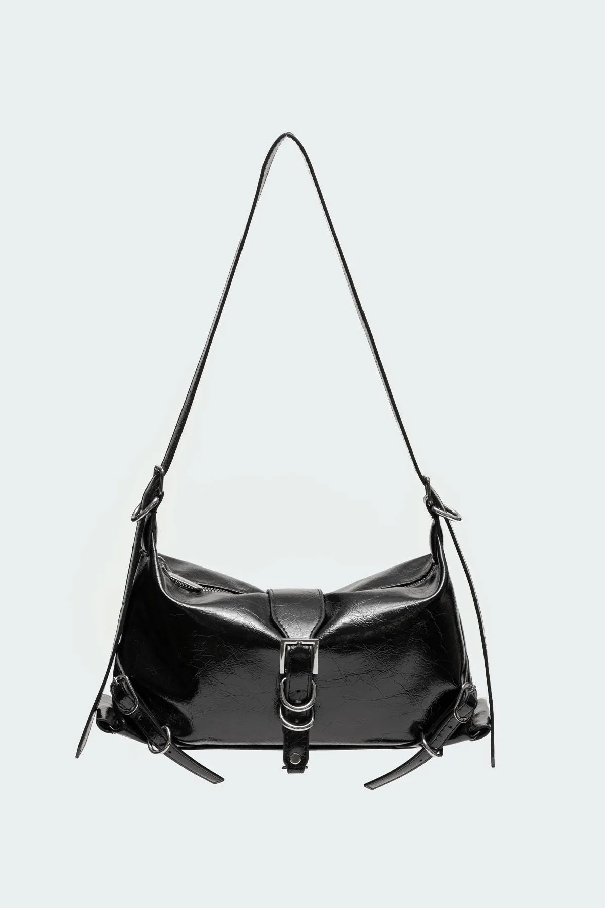 Marlie Faux Leather Shoulder Bag sold by Edikted