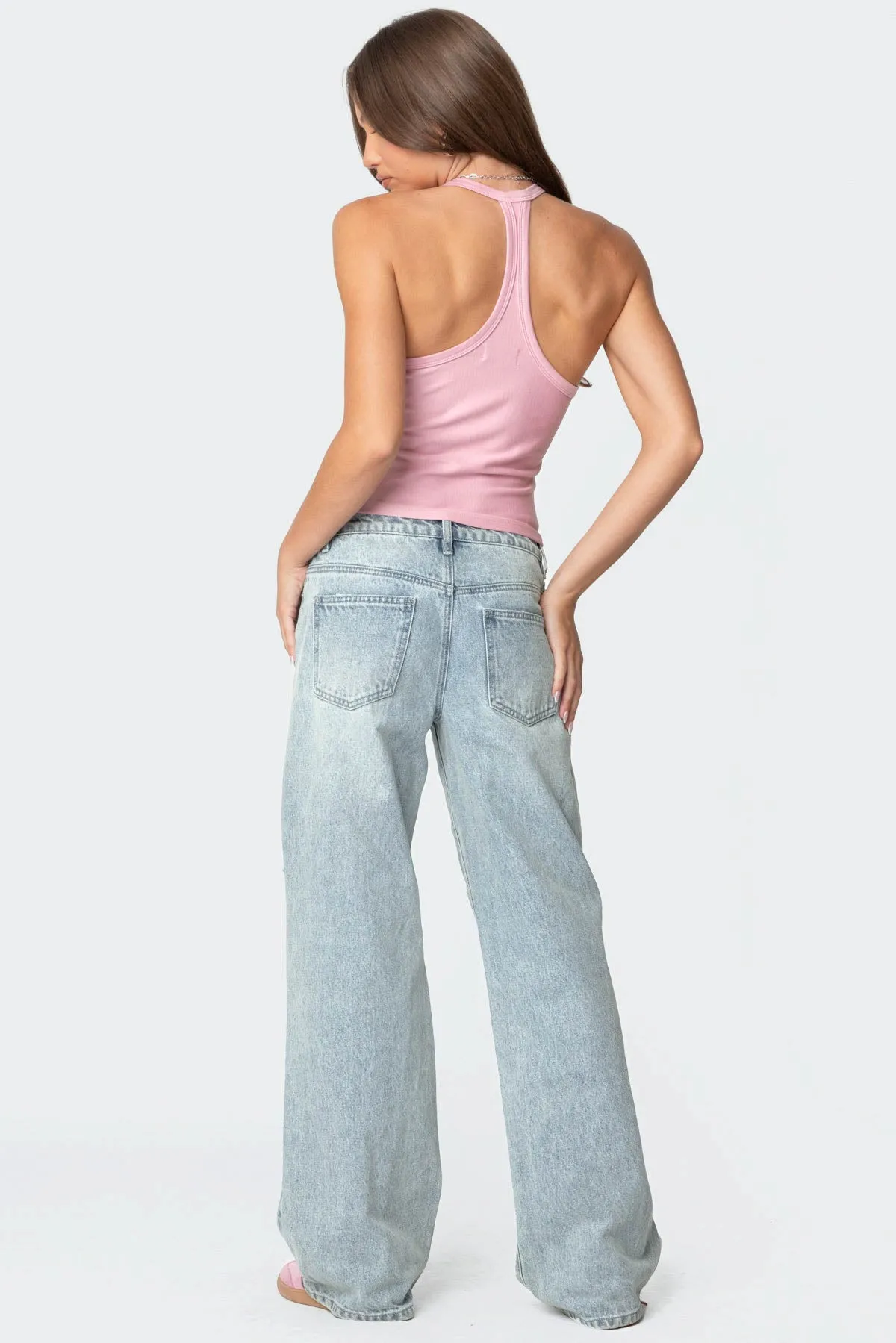 Racer Back Halter Top sold by Edikted product image thumbnail 2