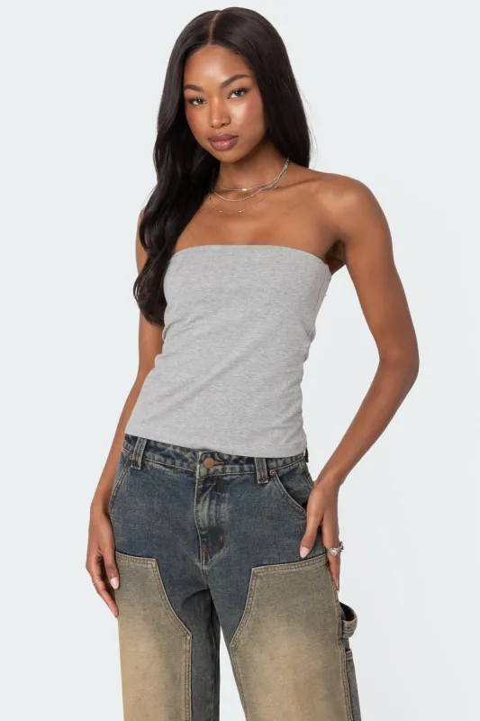 Built In Bra Tube Top sold by Edikted