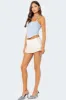 Double Pleated Mini Skort sold by Edikted