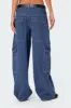 Super Oversized Belted Boyfriend Jeans sold by Edikted