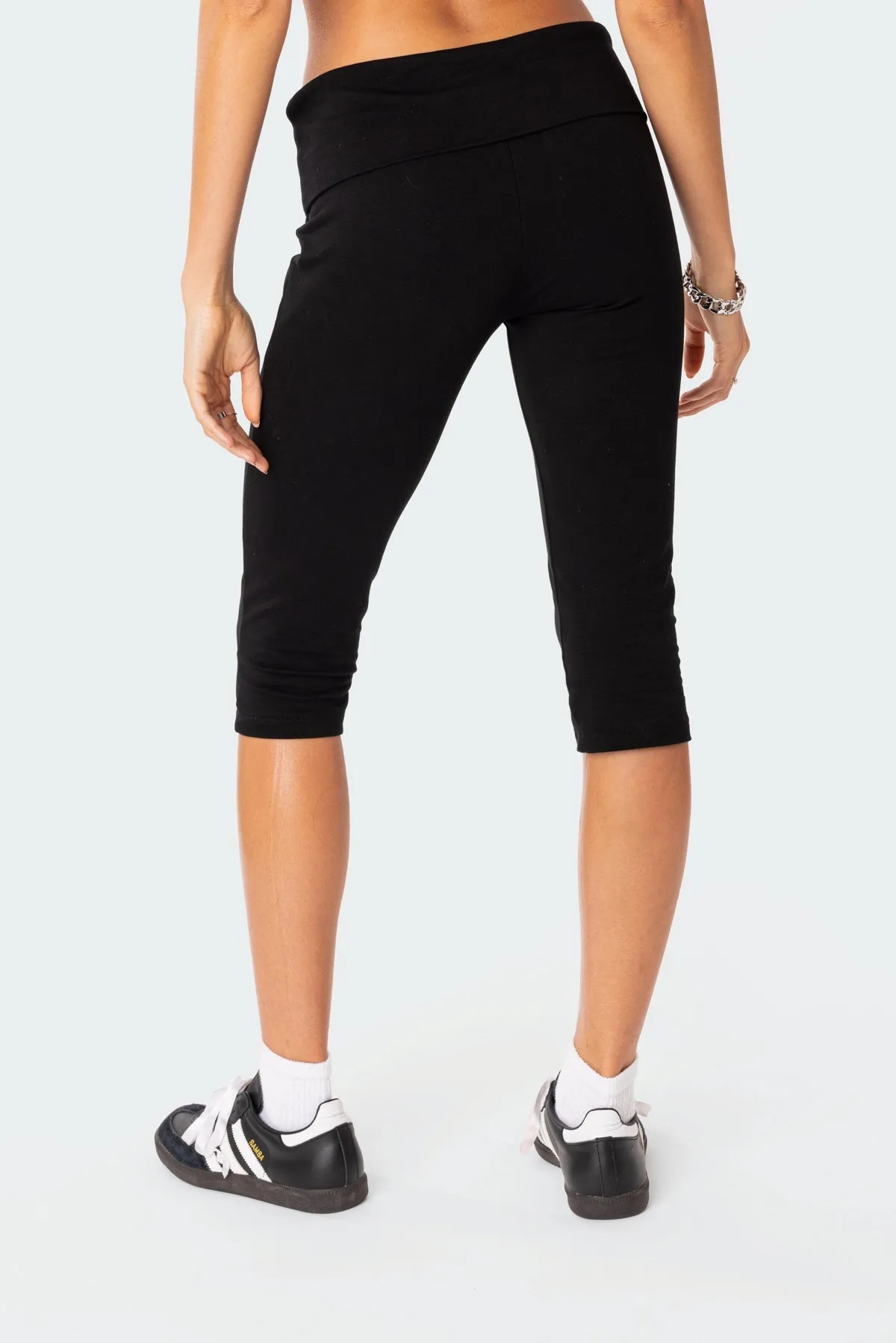 Fold Over Midi Leggings sold by Edikted product image thumbnail 4