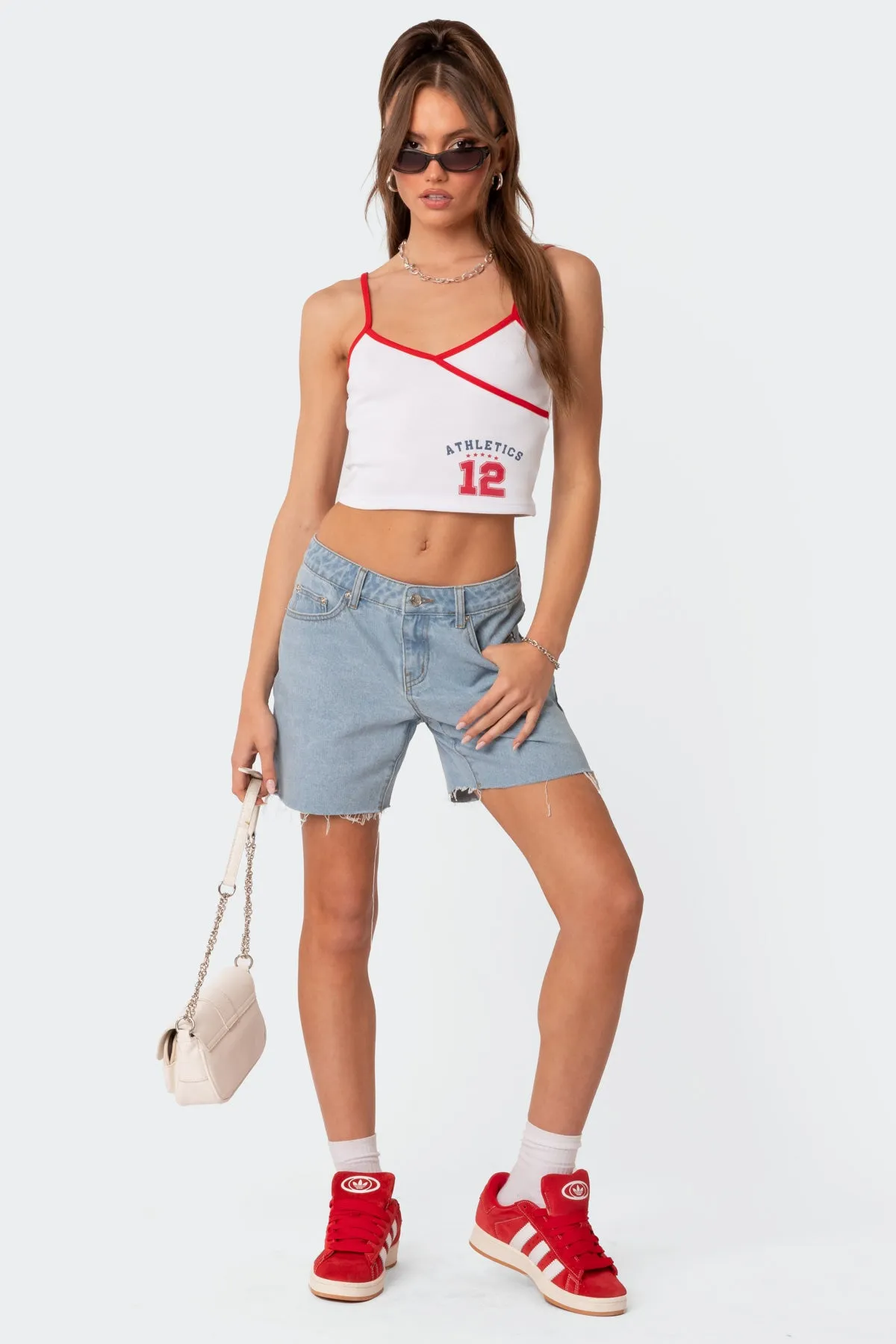 Athletics Contrast Tank Top sold by Edikted product image thumbnail 3