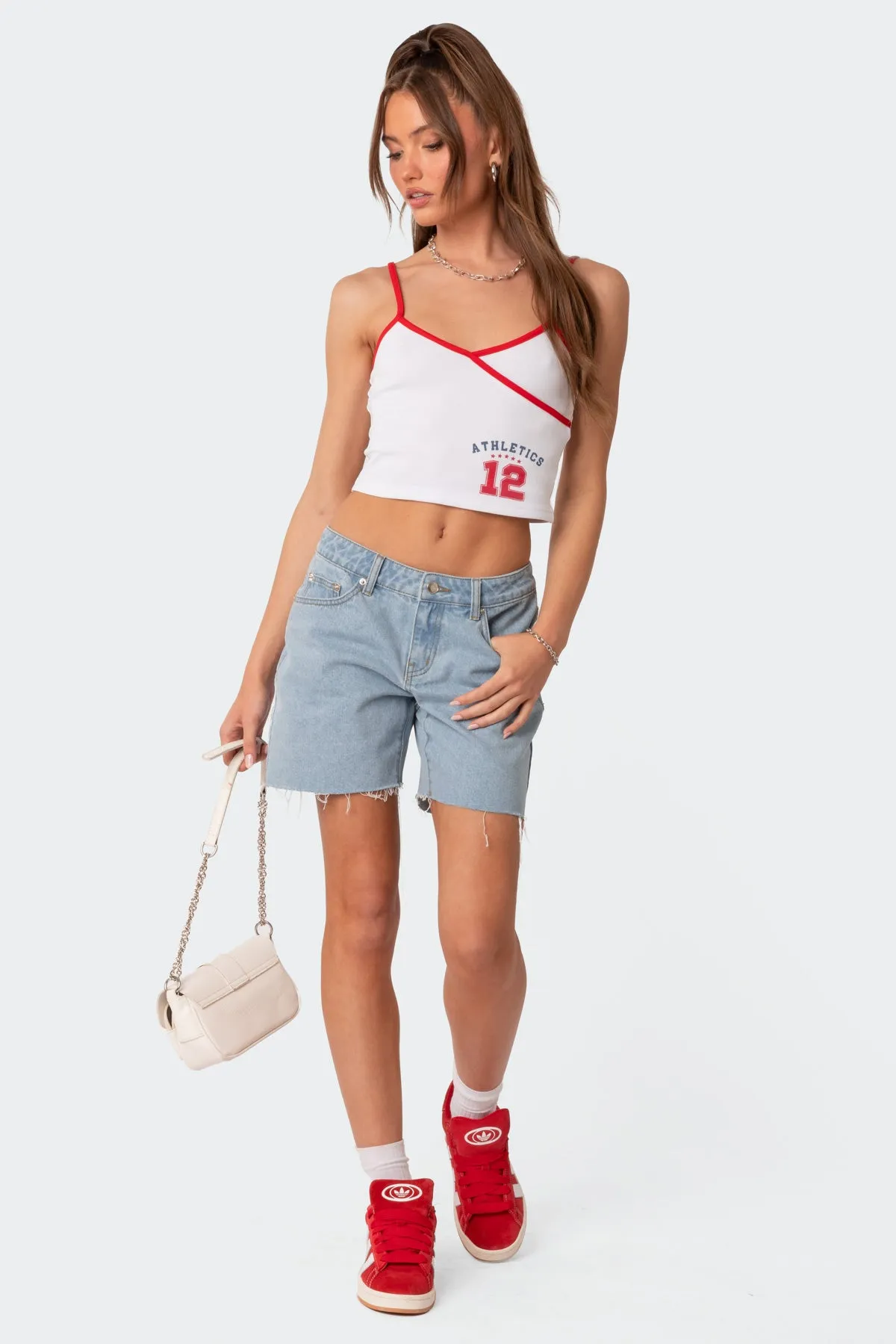 Athletics Contrast Tank Top sold by Edikted product image thumbnail 2