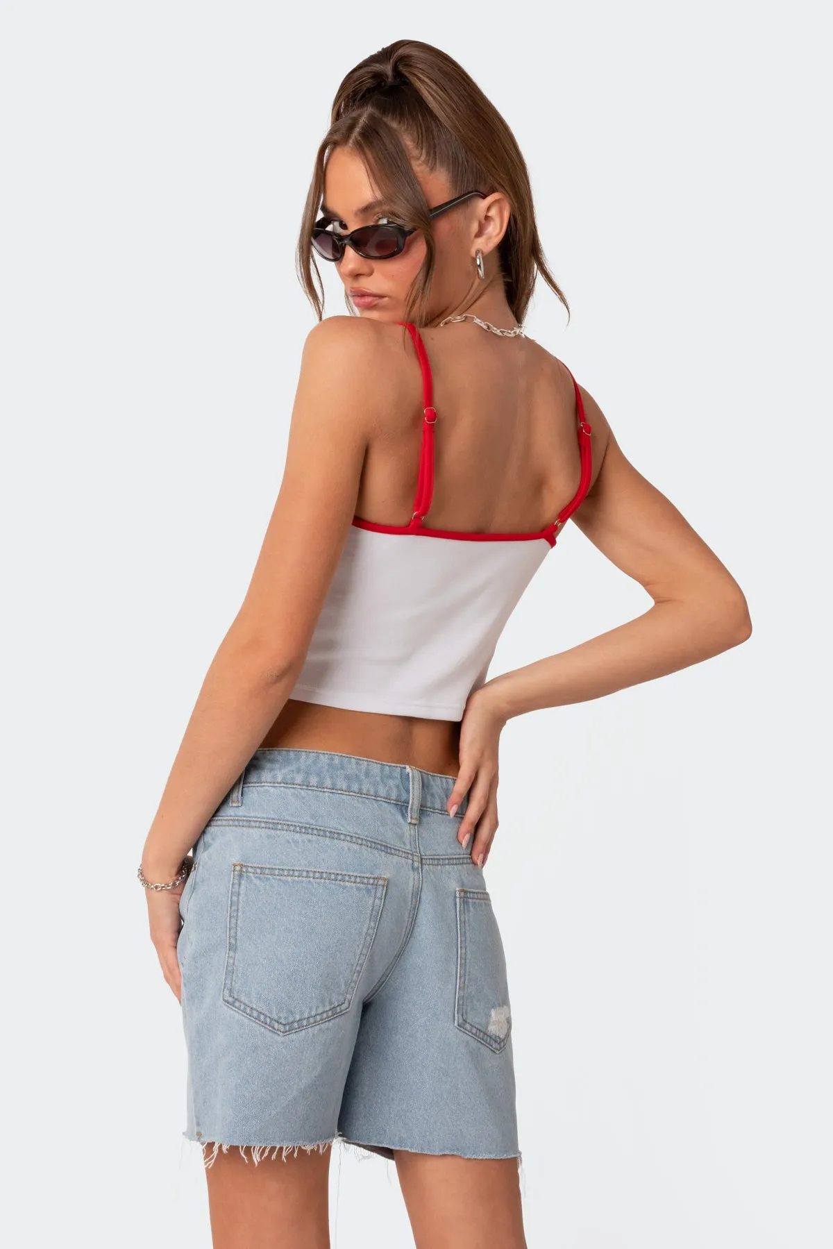 Athletics Contrast Tank Top sold by Edikted product image thumbnail 5