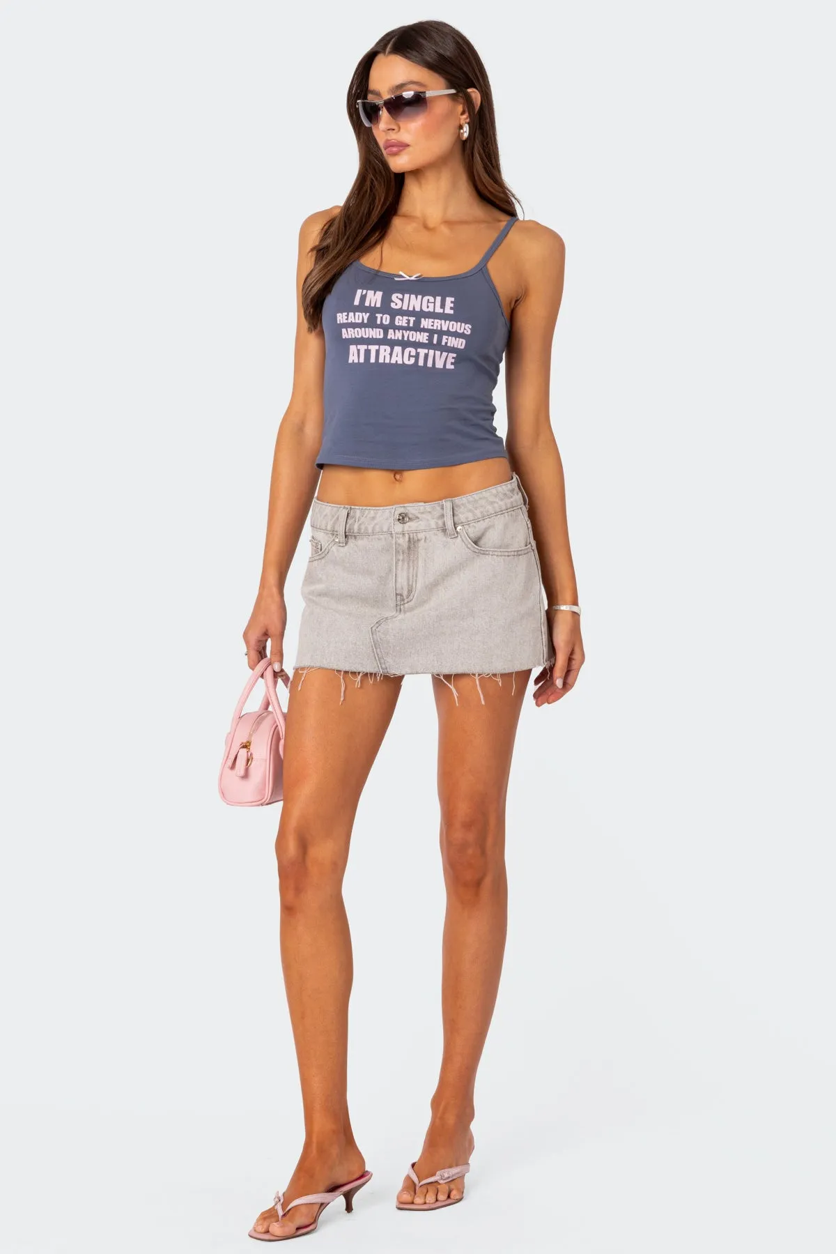 I'M Single Tank Top sold by Edikted product image thumbnail 2
