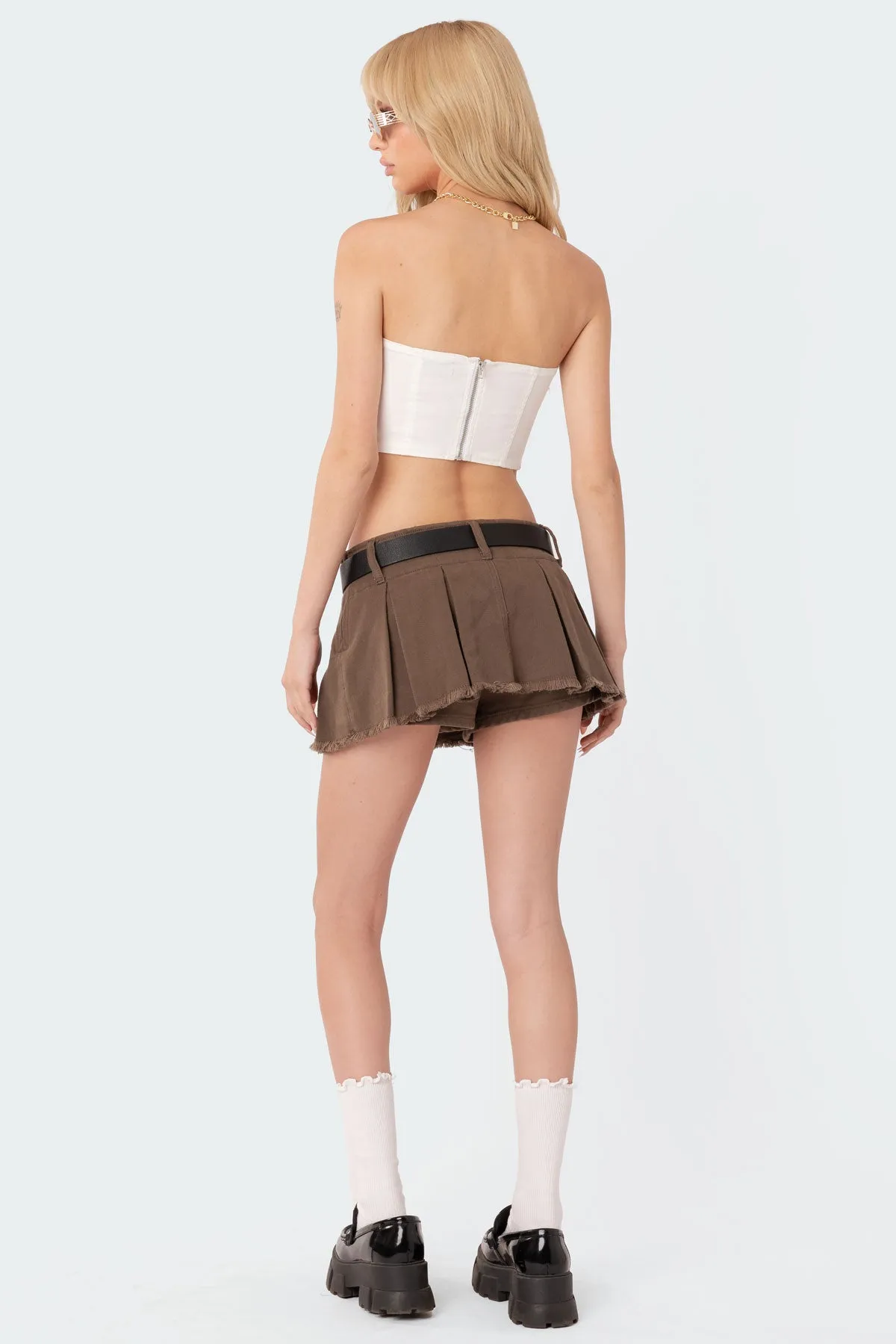 Katie Denim Corset sold by Edikted product image thumbnail 4