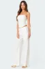 Arya Linen Look Corset sold by Edikted