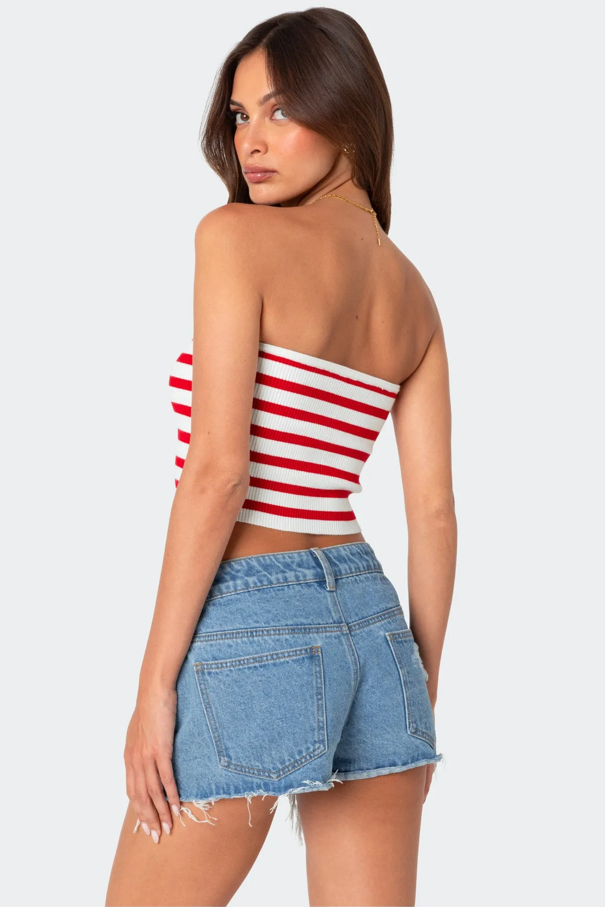 Lexi Ribbed Tube Top sold by Edikted product image thumbnail 5