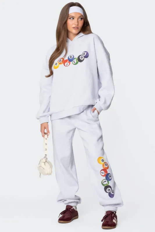 Billiard Oversized Sweatpants sold by Edikted