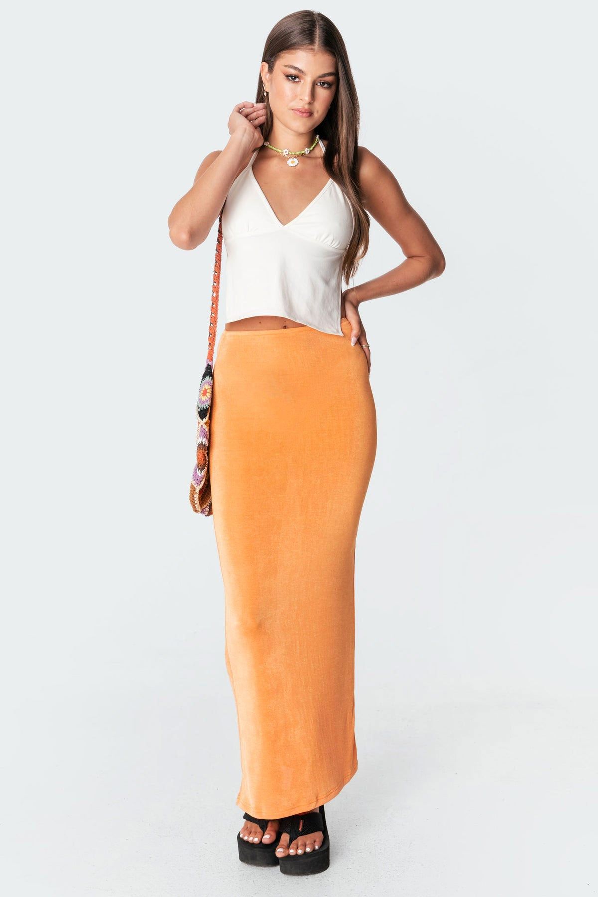 Shelby Maxi Skirt sold by Edikted