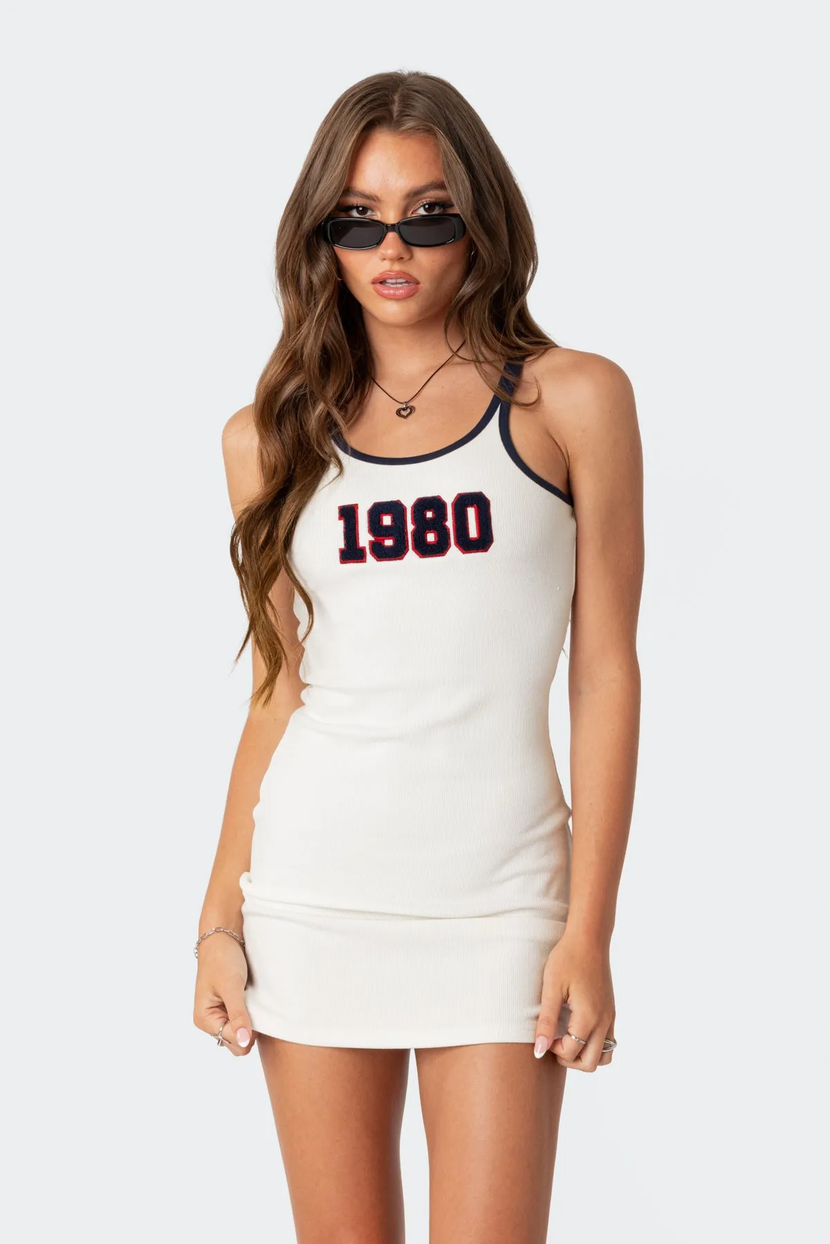 80'S Girl Ribbed Mini Dress sold by Edikted product image thumbnail 2