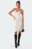 Dori Lace Midi Dress sold by Edikted