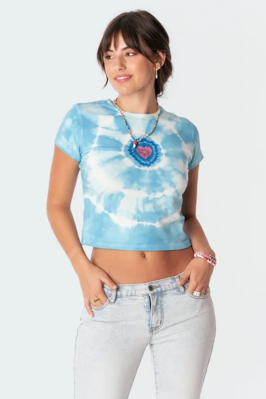 Tie-Dye My Heart T-Shirt sold by Edikted