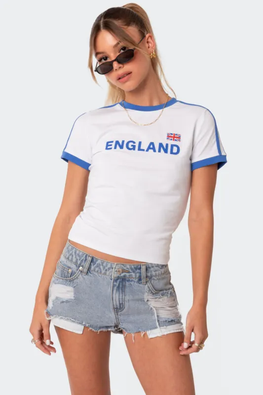 England T-Shirt sold by Edikted