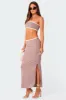 Nadia Side Slitted Maxi Skirt sold by Edikted