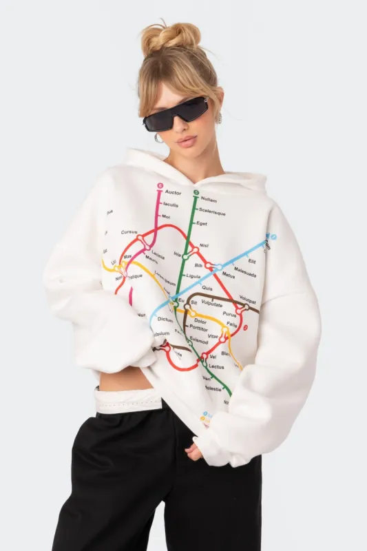 Crossroads Oversized Hoodie sold by Edikted