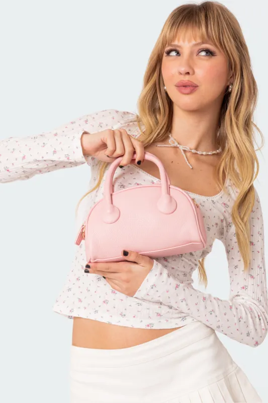 Baby Doll Faux Leather Hand Bag sold by Edikted