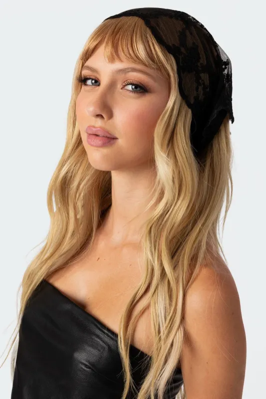 In Love With Lace Head Scarf made by Edikted