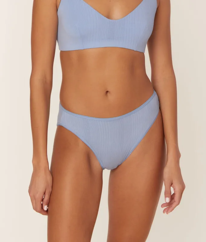 The Bikini Panty - Cloud - Bluebell sold by Andie