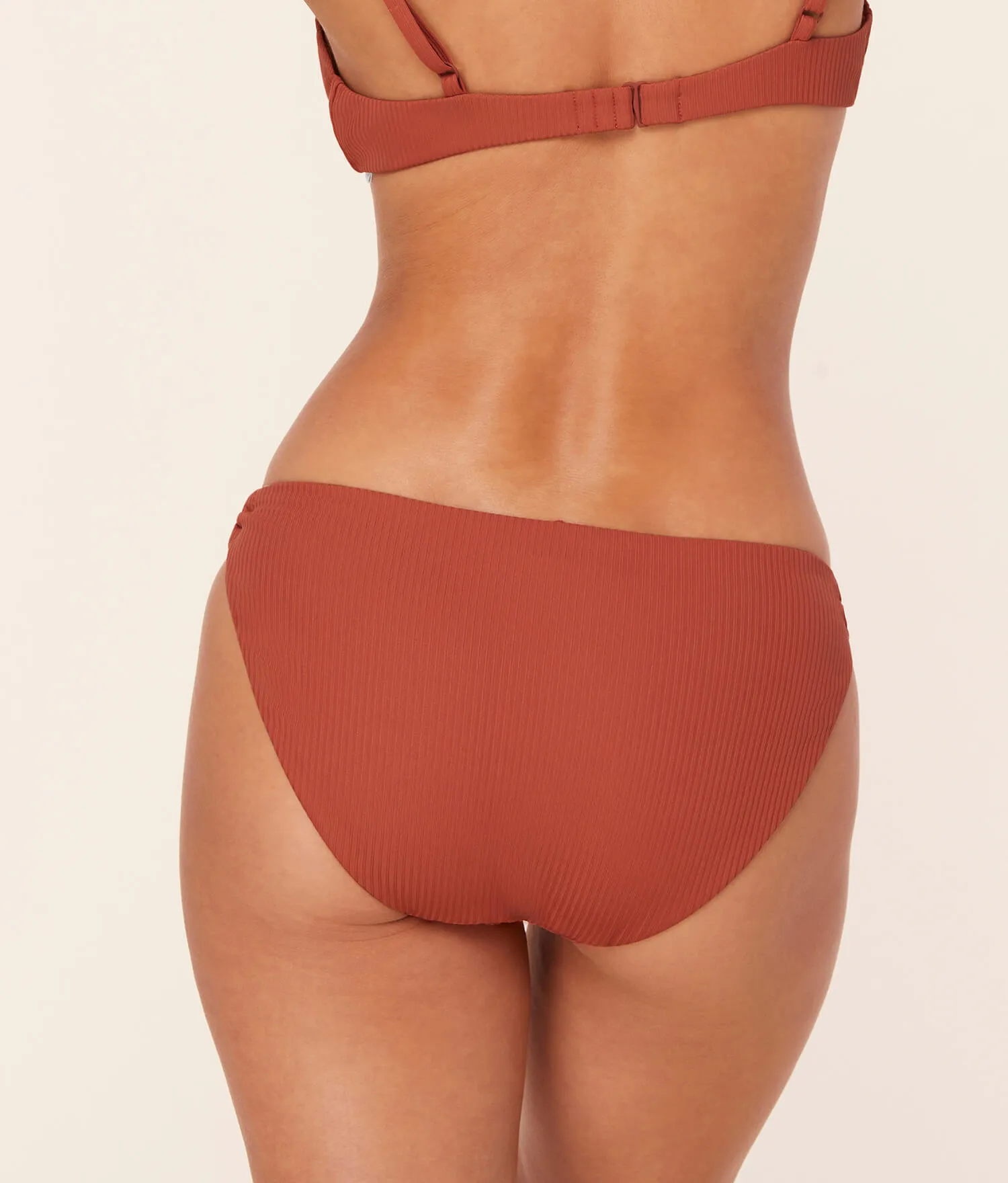 The Bonita Bikini Bottom - Eco Ribbed - Ginger sold by Andie product image thumbnail 2