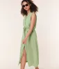 The Flamenco Button Up Dress - Cotton Gauze - Ambrosia sold by Andie