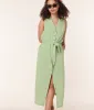 The Flamenco Button Up Dress - Cotton Gauze - Ambrosia sold by Andie
