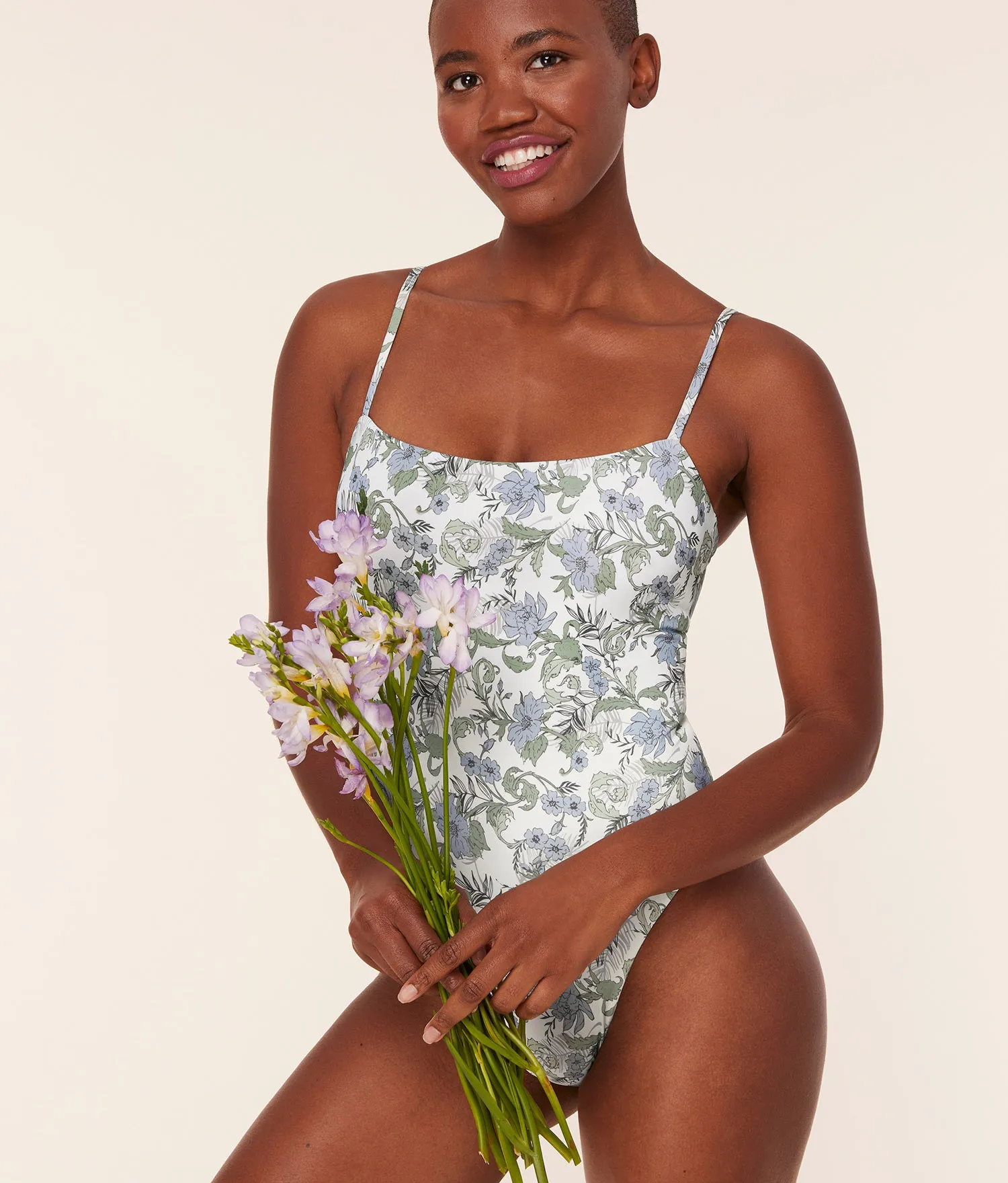 The Cabarete One Piece - Eco Nylon - Tuscan Floral - Classic sold by Andie product image thumbnail 2