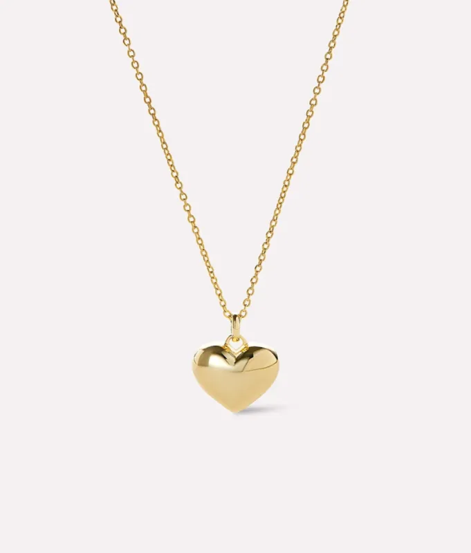 Lev Small Gold Heart Necklace - Ana Luisa sold by Andie