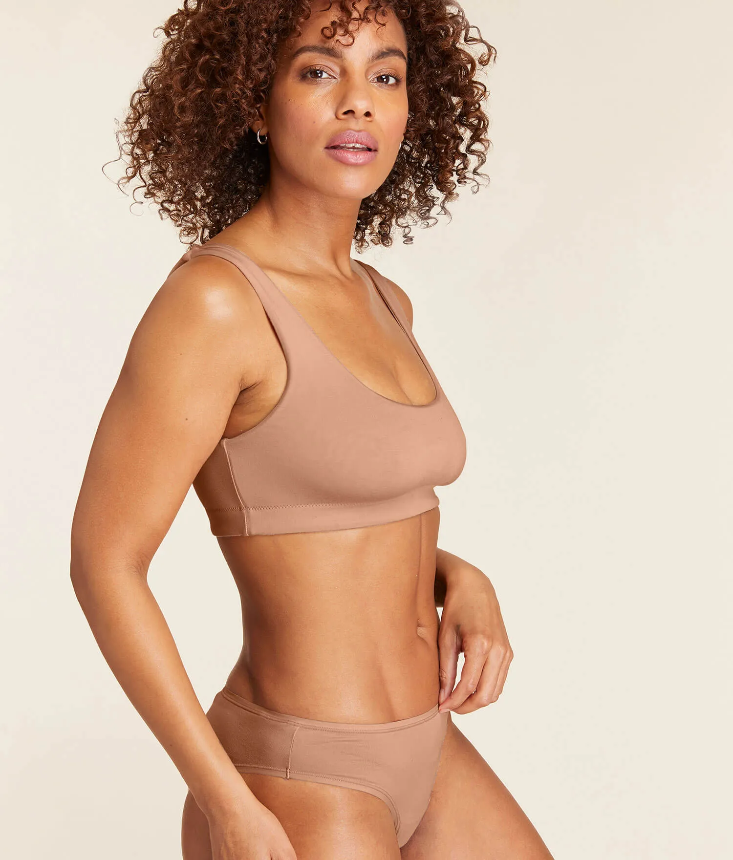 The Tank Bralette - Rayon - Honey sold by Andie product image thumbnail 3