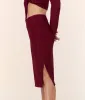 The Crete Skirt - Scallop Crochet - Syrah sold by Andie